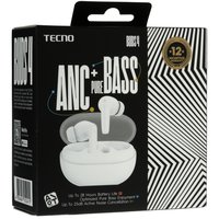 TWS headphones Tecno Buds 4 white 2024