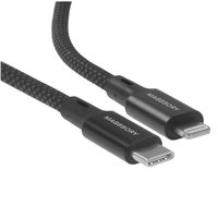 Кабель Magssory Lightning 8-pin - USB Type-C черный 1.2 м