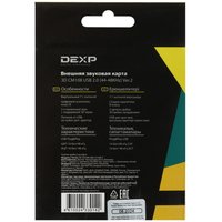 Внешняя USB аудиоадаптер DEXP 3D CM108 Ver.2