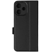 Чехол-книжка  DF Flip Case для POCO M6 Pro 5G черный