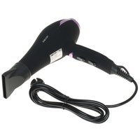 Фен DEXP HD-2000AC черный/фиолетовый