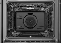 Gas oven Weissgauff WGO 706 Black Glass