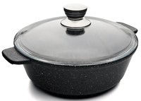 Жаровня Victoria Гранит G1026G черный