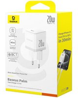 Charger Baseus Palm white