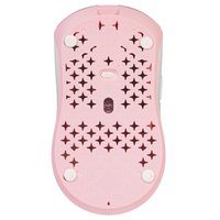 Мышь беспроводная/проводная WLMOUSE HUAN Stainless  розовый