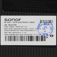 32" (81 см) Телевизор Sonor 32SNR100S черный