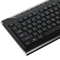 Klaviatura  simli A4Tech KD-800L Slim Multimedia rangi qora