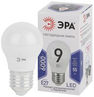 Лампа светодиодная ЭРА LED P45-9W-860-E27
