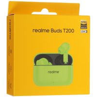 Наушники TWS Realme Buds T200  зеленый 2025