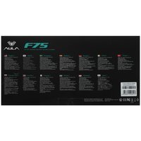 Клавиатура  проводная + беспроводная AULA F75