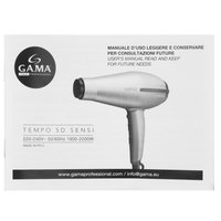 Фен GA.MA TEMPO SENSI GOLD 5D золотистый/черный