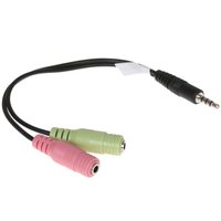 Cable   Aceline jack 3.5 mm - jack 3.5 mm x2 pcs. black