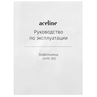 Waffle maker Aceline AWM-350 red