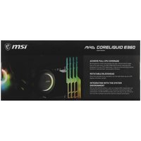 Система охлаждения MSI MAG CORELIQUID E360 черная