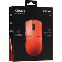 Мышь беспроводная/проводная DEXP GS Crush  оранжевый