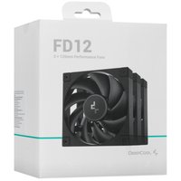 Комплект вентиляторов DEEPCOOL FD12 [R-FD12-BKNPN3-G] черный