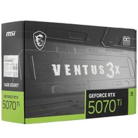 Видеокарта MSI GeForce RTX 5070 Ti VENTUS 3X OC [RTX 5070 Ti 16G VENTUS 3X OC]