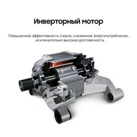 Стирально-сушильная машина Samsung WD90DG5G34BELP белый