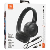 Проводные наушники JBL Tune 520C  черный 2025