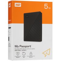 5 ТБ Внешний HDD WD My Passport [WDBPKJ0050BBK-CESN]