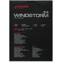 Кулер для процессора ARDOR GAMING Windstorm Z4  черный