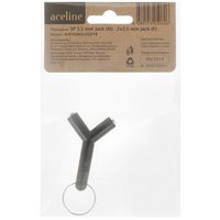 Адаптер   Aceline jack 3.5 мм - jack 3.5 мм х2 шт. черный