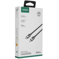 Кабель Ugreen USB Type-C - USB Type-C серый 1 м