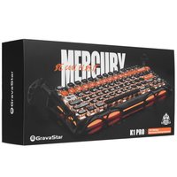 Клавиатура  проводная + беспроводная GravaStar Mercury K1 Pro цвет черный