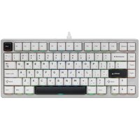 Клавиатура  проводная + беспроводная WOBKEY Rainy75 Pro цвет серебристый