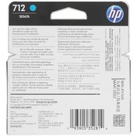 Картридж HP 712 (3ED67A) голубой