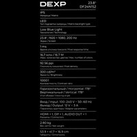 23.8" Монитор DEXP GS DF24N1S2 черный