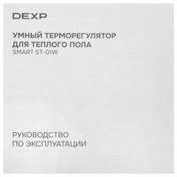 Умный терморегулятор DEXP Smart ST-01W