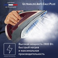 Утюг Tefal Ultragliss Plus FV6840E0 фиолетовый