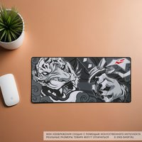 Коврик ARDOR GAMING GM-XL Asia Tiger Black and White (XL) разноцветный