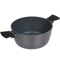 Кастрюля OneTwo Agate O3SC38 3.8 л 24 см серый