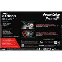 Видеокарта PowerColor AMD Radeon RX 6500 XT Fighter [AXRX 6500XT 4GBD6-DHV3]