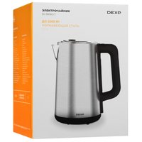 Электр чайнек DEXP EK-MKWG17 серебристый