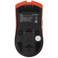 Мышь беспроводная/проводная DEXP GS Crush  оранжевый