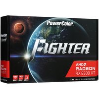 Видеокарта PowerColor AMD Radeon RX 6500 XT Fighter [AXRX 6500XT 4GBD6-DHV3]