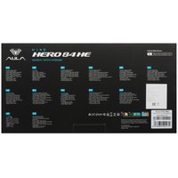 Клавиатура  проводная AULA HERO84 HE цвет розовый