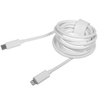 Кабель KEYRON Lightning 8-pin - USB Type-C белый 1.5 м