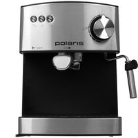 Кофеварка рожковая Polaris PCM 1528AE Adore Crema серебристый