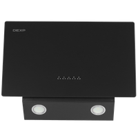 Вытяжка наклонная DEXP SC60B-650 черный/черный