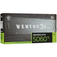 Видеокарта MSI GeForce RTX 5060 Ti VENTUS 3X OC [RTX 5060 Ti 8G VENTUS 3X OC]