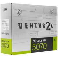 Видеокарта MSI GeForce RTX 5070 VENTUS 2X WHITE OC [RTX 5070 12G VENTUS 2X OC WHITE]