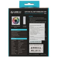 Комплект реверсных вентиляторов LIAN LI UNI FAN SL-INF WIRELESS 120 Reversed Blade [G99.12RSLIN1W3W.R0] белый