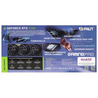 Видеокарта Palit GeForce RTX 5080 GamingPro OC [NE75080S19T2-GB2031A]