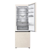 Холодильник с морозильником   LG GC-B640FEKM бежевый