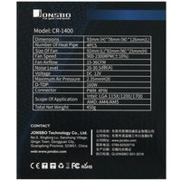 Кулер для процессора JONSBO CR-1400 ARGB [CR-1400 ARGB(Black)] черный