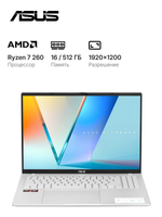 16" Laptop ASUS Vivobook S16 M3607HA-RP233 gray